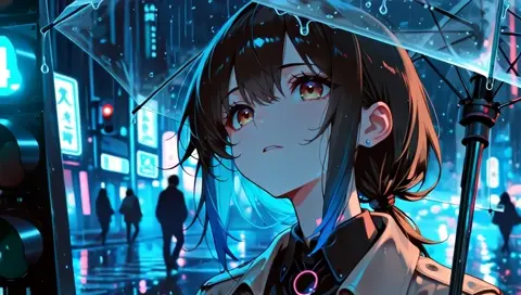 Black Hair Ponytail Office Lady City