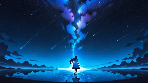 Salt Flat Milky Way Reflection Black Hair