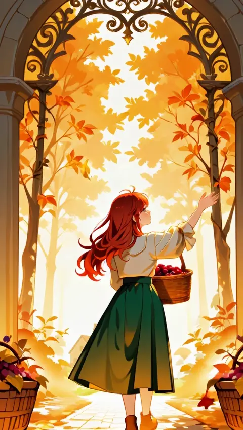 Vineyard Autumn Harvest Grapes