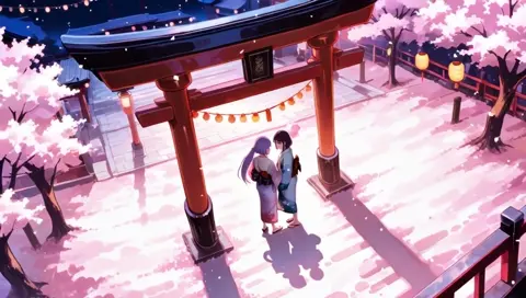 Lavender Hair Copper Hair Yuri Festival